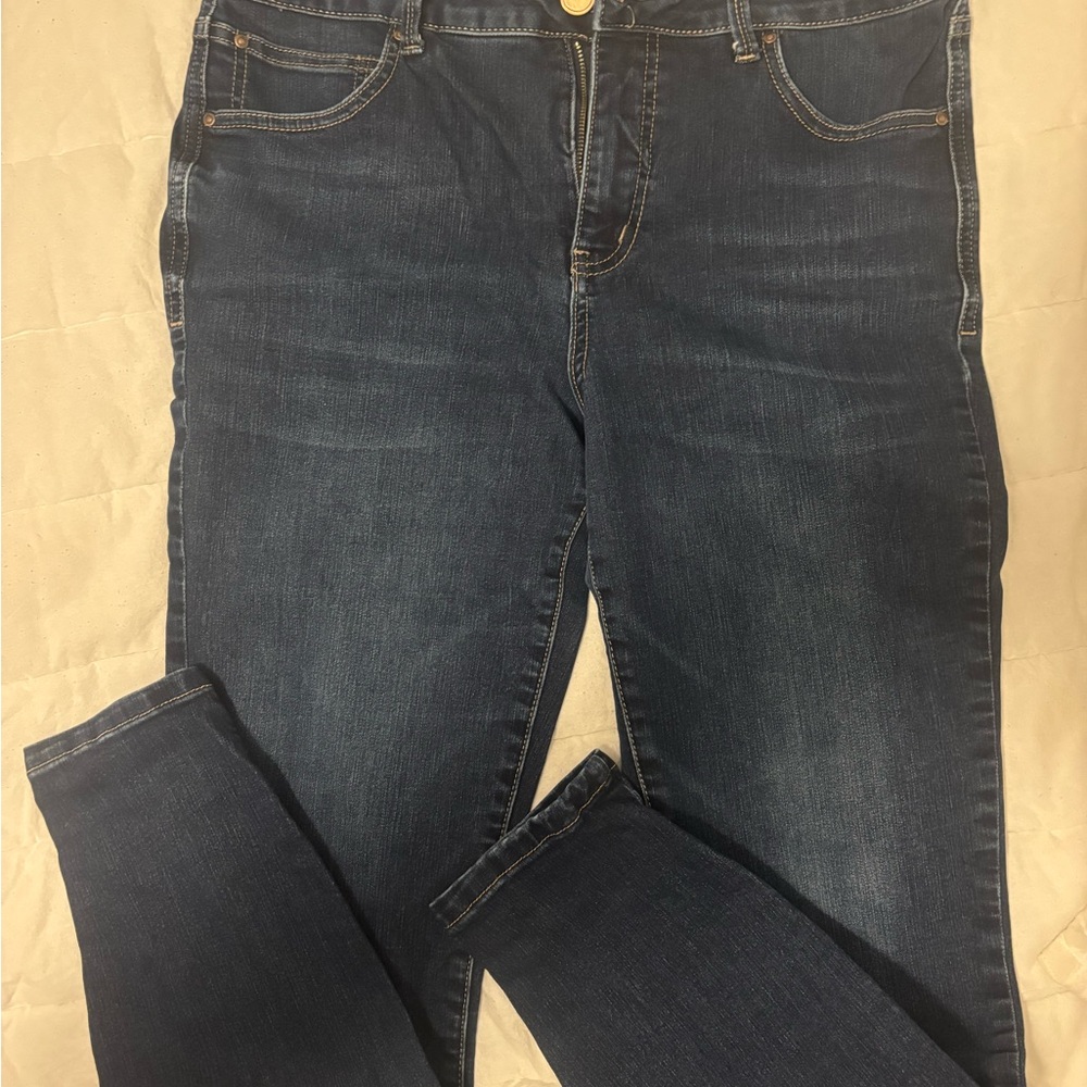 Maurices Dark Blue Skinny Jeans